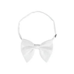 White Butterfly Bow Tie