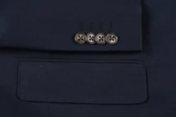 Wool Regular Fit Blazer Solid Color in Midnight Navy